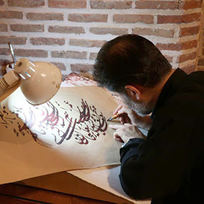 مشق رمضان خوشنویسان قزوین