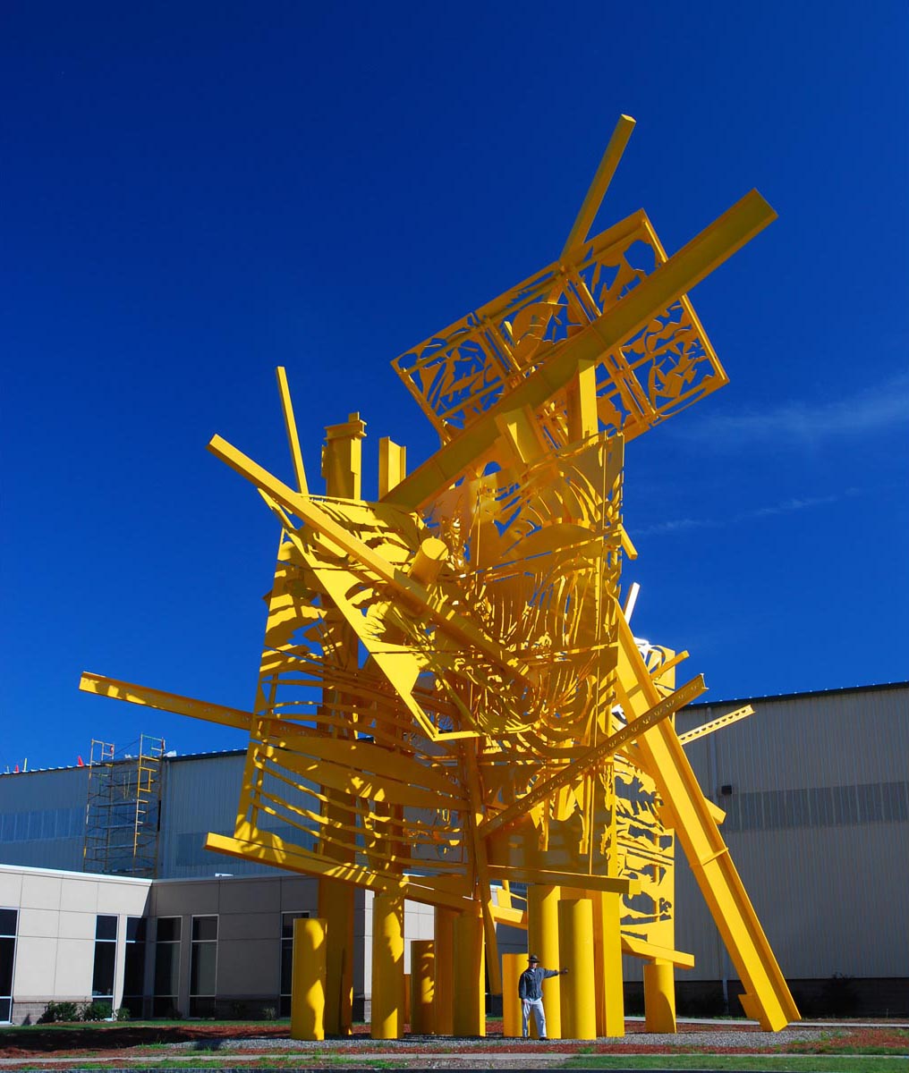 تعدادی از آثار مجسمه سازی Albert Paley