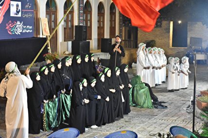 گزارش تصویری مراسم شب سوم تکیه هنرمندان استان گلستان